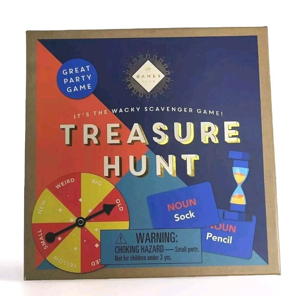 TREASURE HUNT‎ The Wacky Scavenger Party Game Homeschool Language Arts English